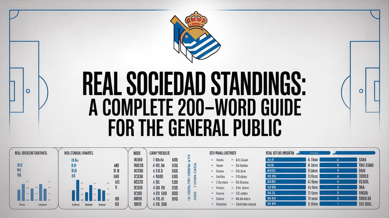 Real Sociedad Standings: A Complete 2000-Word Guide for the General Public