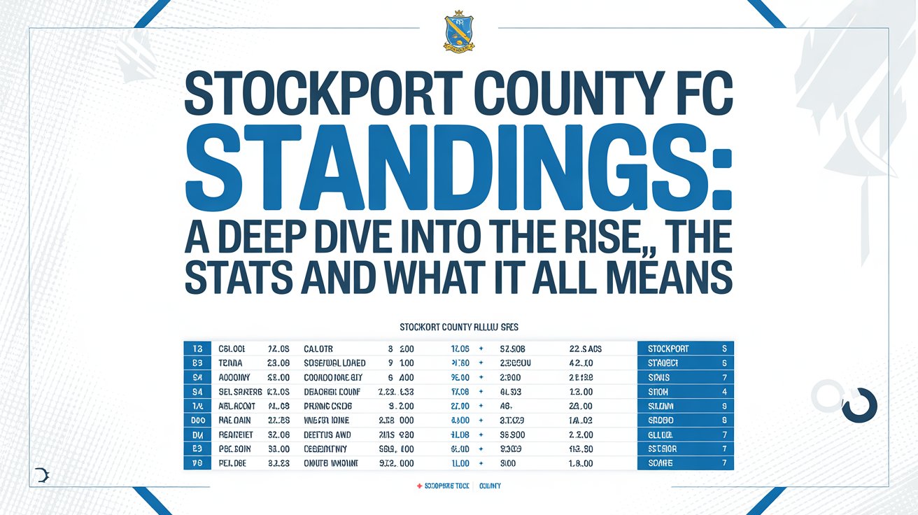 stockport county fc standings