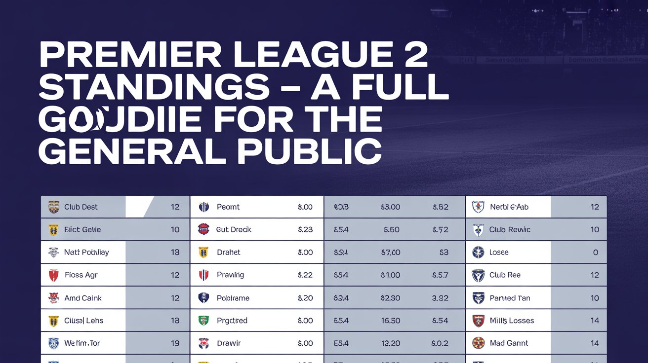 Premier League 2 Standings