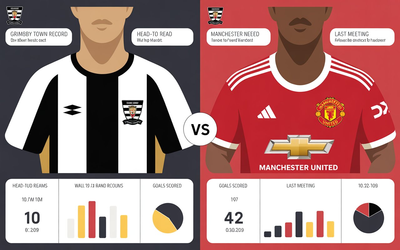 Grimsby Town vs Manchester United F.C. Stats