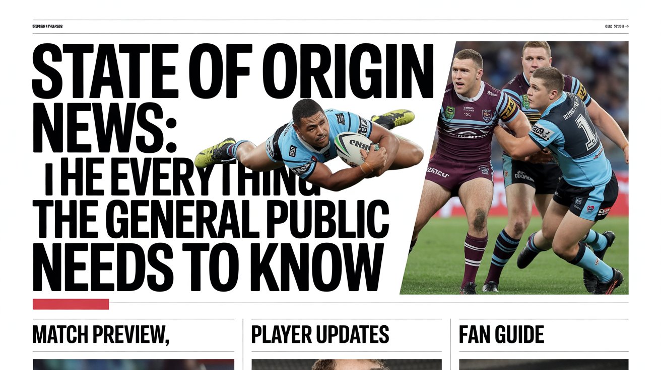 State of Origin News