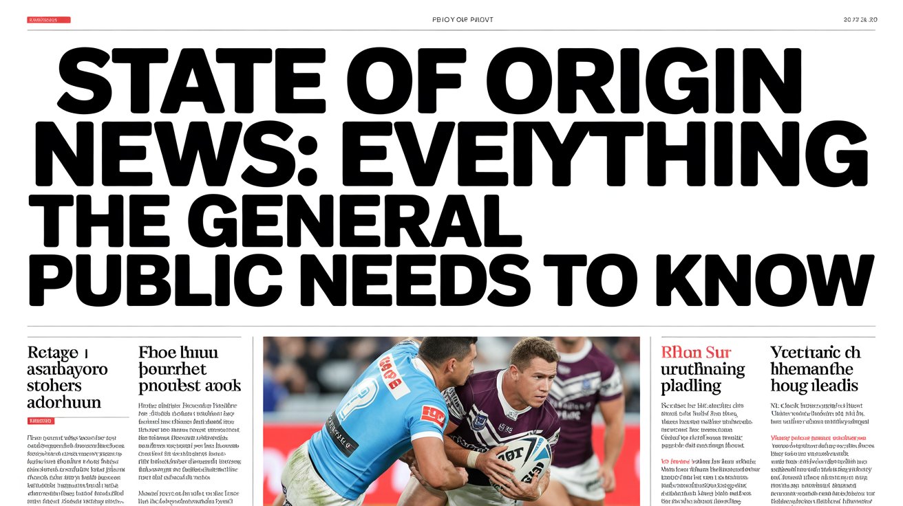 State of Origin News
