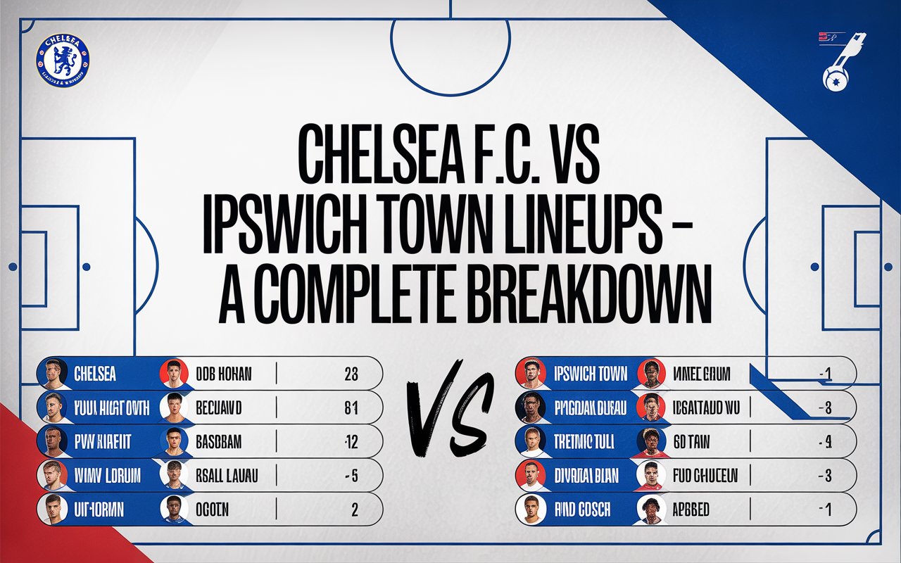 chelsea f.c. vs ipswich town lineups