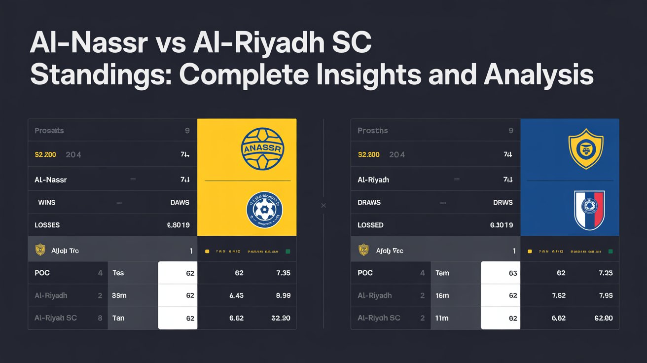 al-nassr vs al-riyadh sc standings