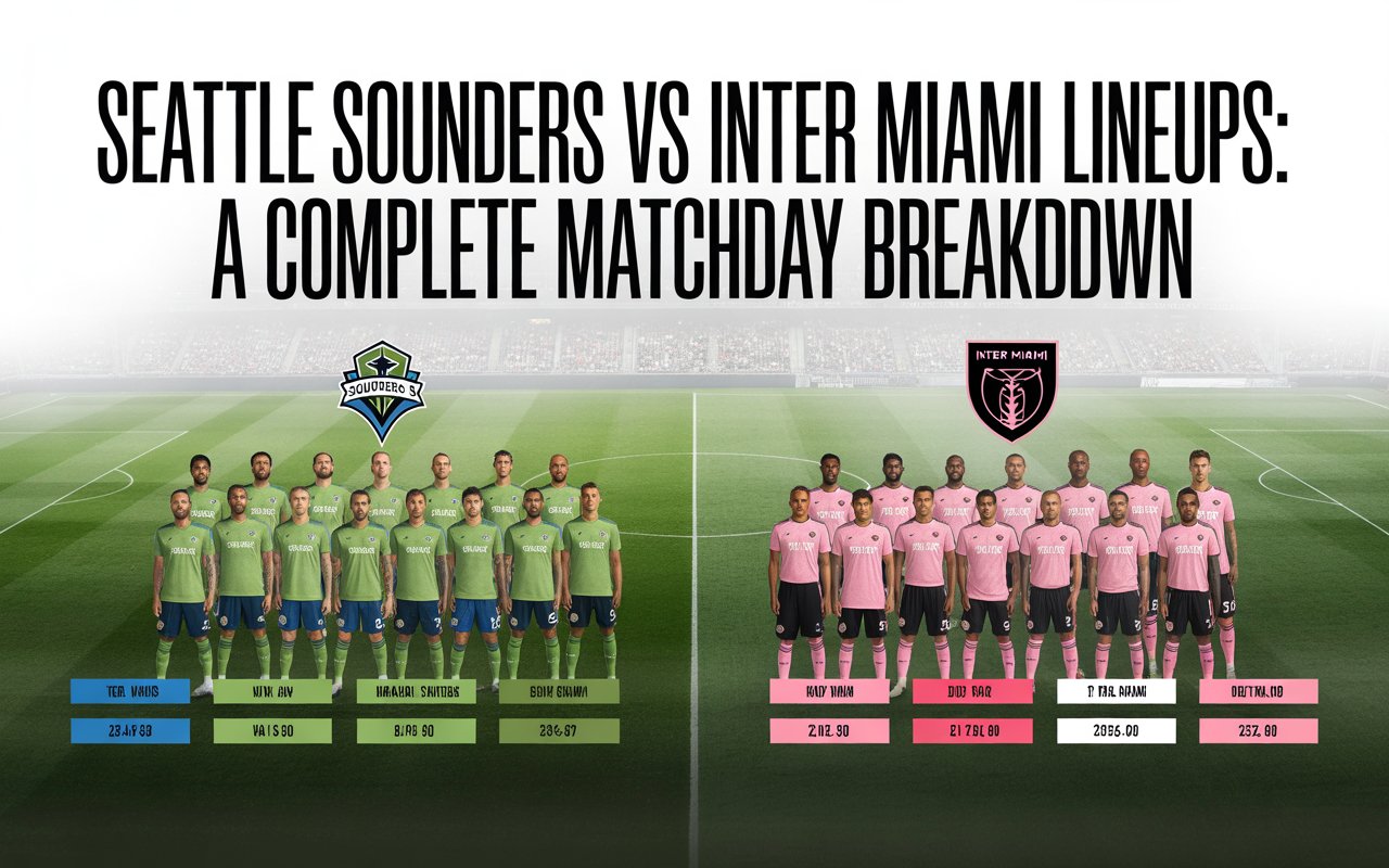 Seattle Sounders vs Inter Miami Lineups: A Complete Matchday Breakdown
