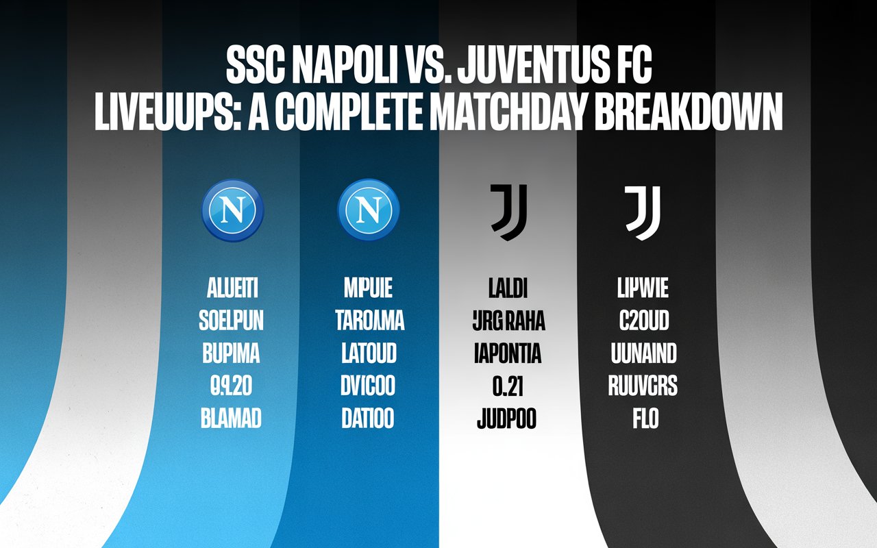 SSC Napoli vs Juventus FC Lineups