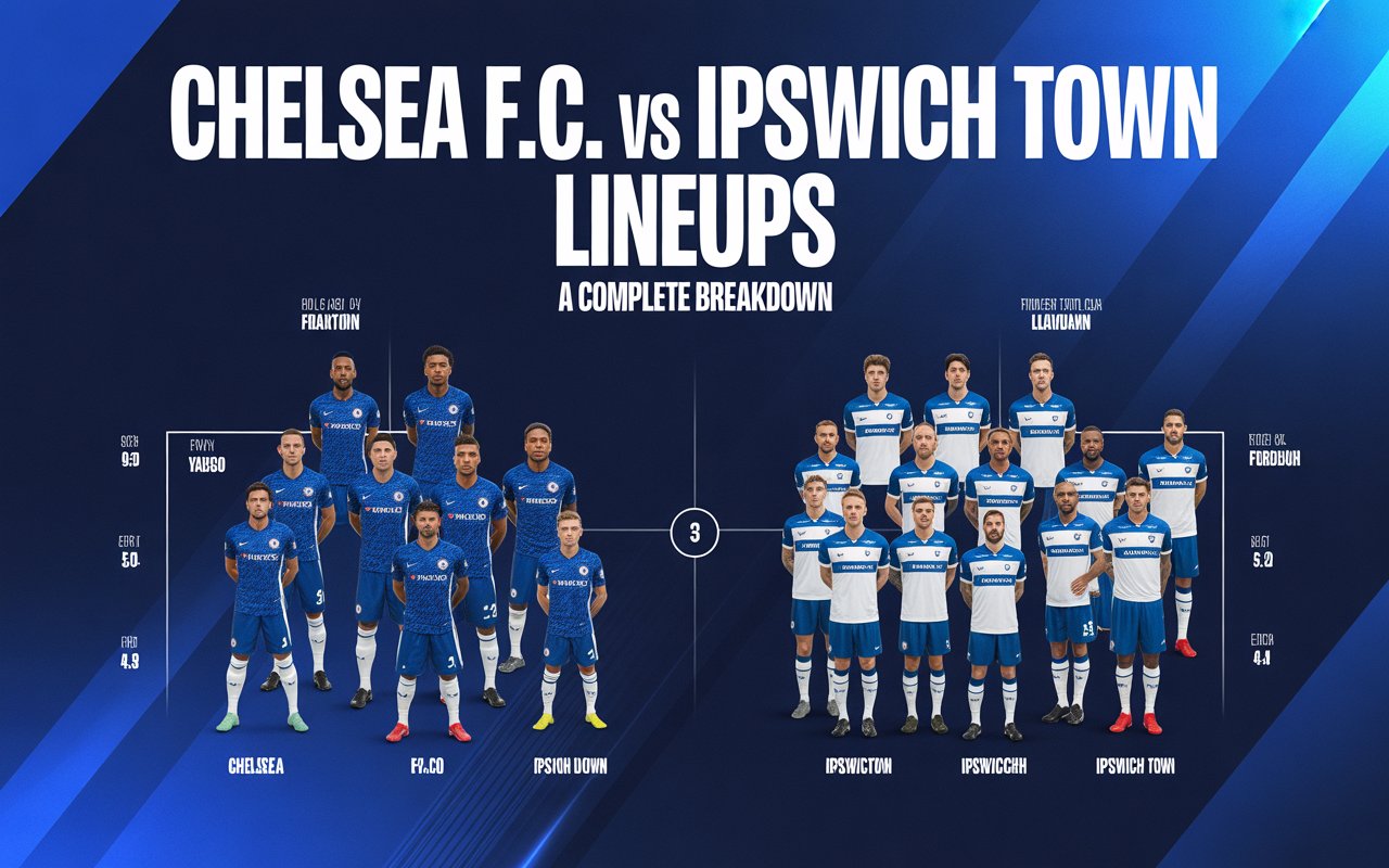 chelsea f.c. vs ipswich town lineups