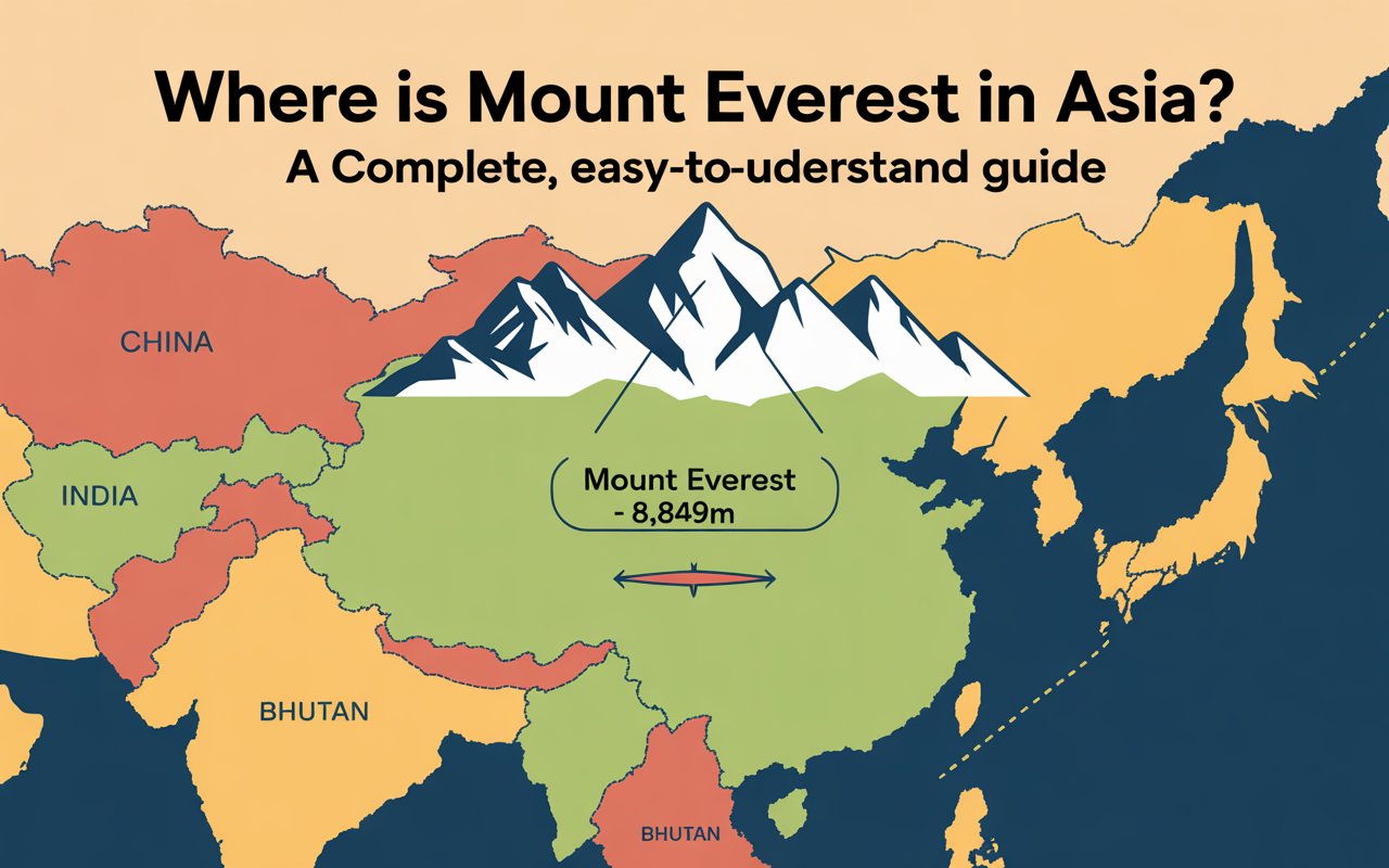 where is mount everest in asia