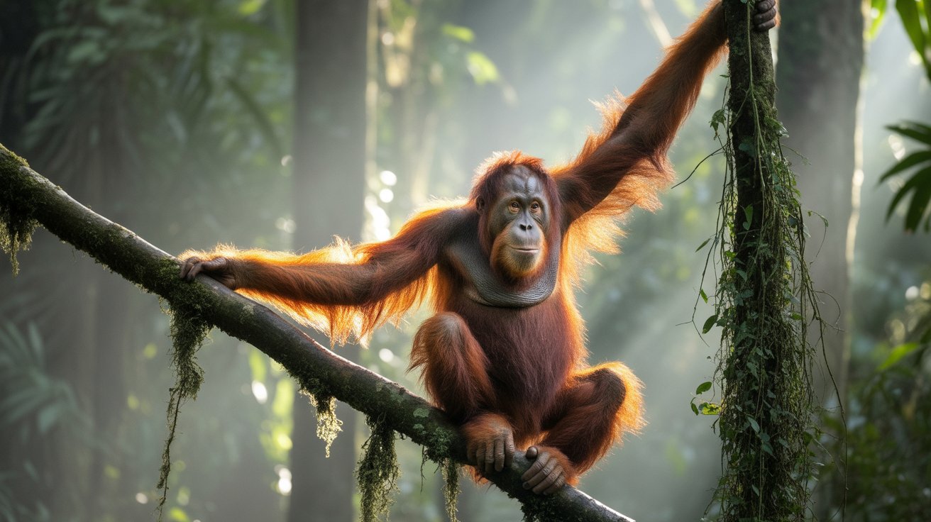 Orangatang: The Gentle Giant of the Rainforest
