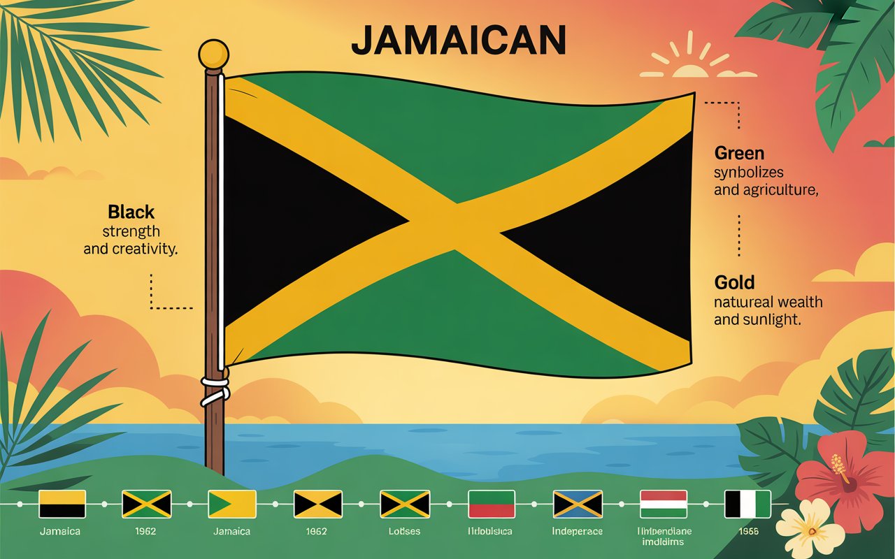 jamaica caribbean flags
