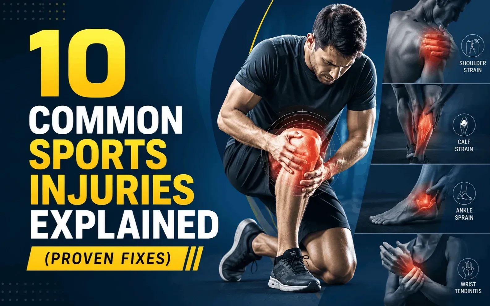 10 Common Sports Injuries Explained (Proven Fixes)